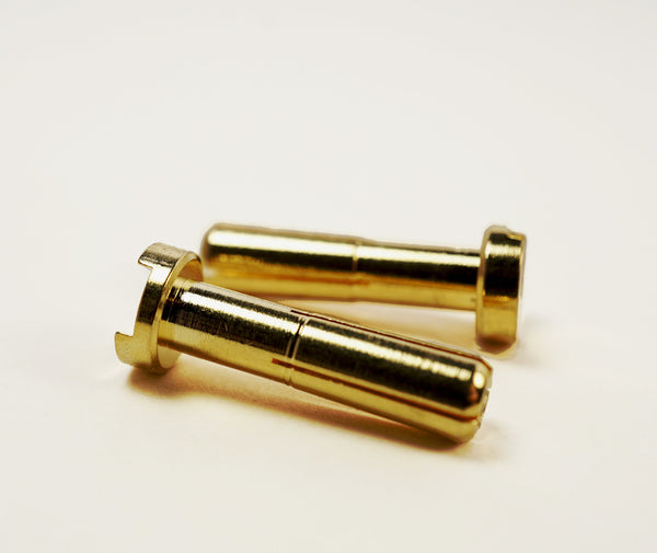 PUN4004 Punisher Series Low Profile 4mm Gold Plated Bullet Connector