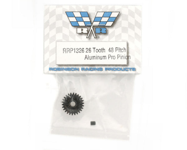 RRP1326 Robinson Racing "Aluminum Pro" 48P Pinion Gear (3.17mm Bore) (26T)