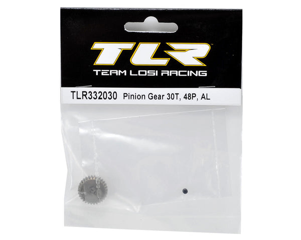 TLR332030 Team Losi Racing Aluminum 48P Pinion Gear 3.17mm Bore 30T