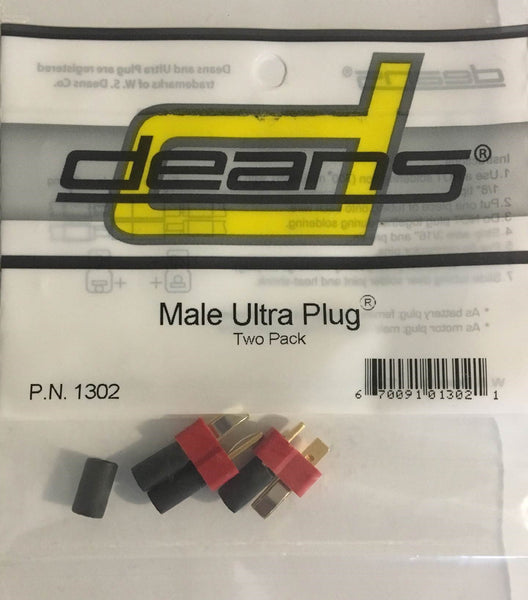 1302 Deans Male Ultra Plug