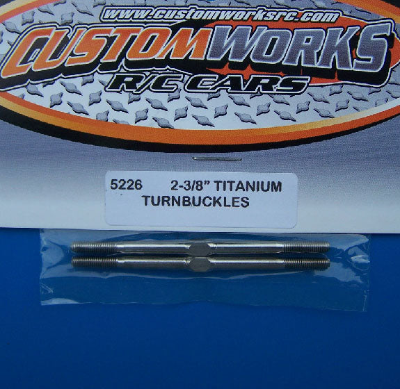 5226 Custom Works Titanium Turnbuckle 2 3/8" (2)