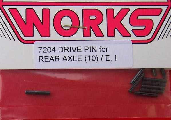 7204 Custom Worksrear Axle Drive Pins
