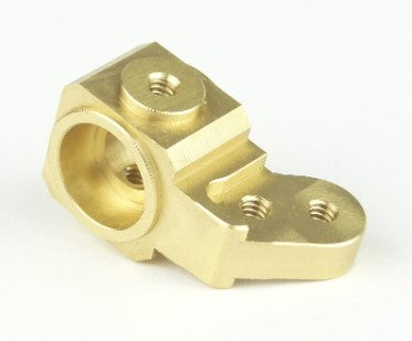 7252 Custom Works Brass Front Spindle for Hex Axle (4-40)