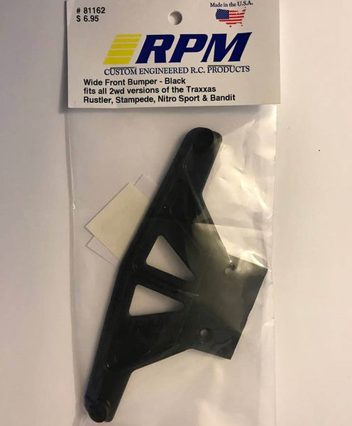 RPM81162 RPM Wide Front Bumper Black