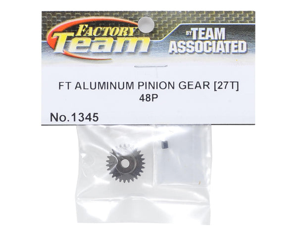 ASC1345 Team Associated Factory Team Aluminum 48P Pinion Gear (27T) 1/8" shaft