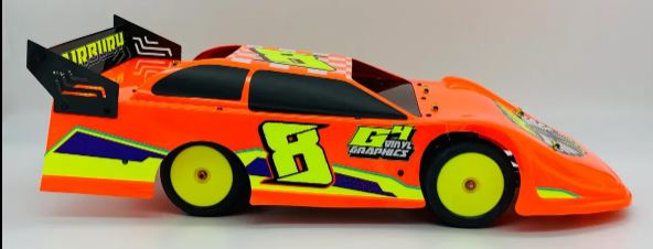 B323-D McAllister 1/10 Fairbury Late Model with Deck Kit