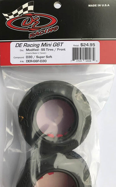 DER-G6F-D30 (Super Soft) DE RACING Oval RacingTires