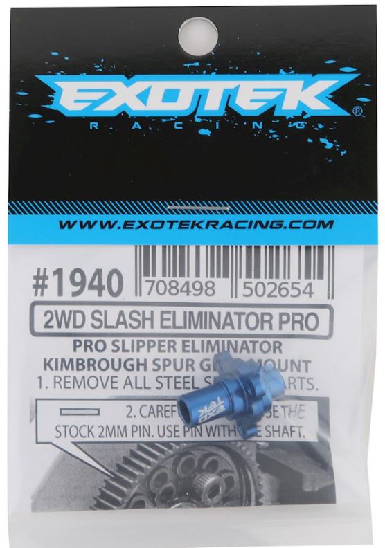 Exotek Slipper Eliminator Pro Spur Mount (Flite Gears) For Traxxas Slash - Part #1940