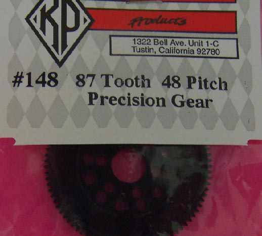 KP148  Kimbrough 87 Tooth 48 Pitch Spur Gear