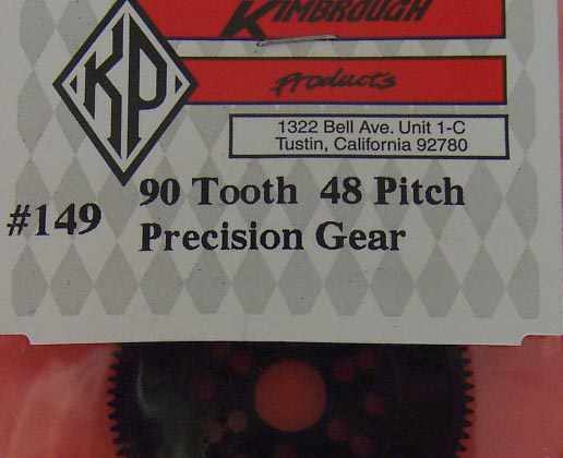 KP149  Kimbrough 90 Tooth 48 Pitch Spur Gear
