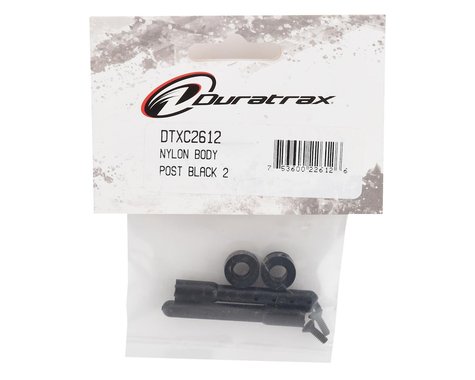 DTXC2612 DuraTrax 2" Nylon Body Post (Black) (2)