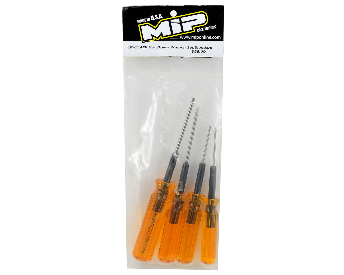 MIP9501 MIP Thorp Standard SAE Hex Driver Wrench Set (4) (.050, 1