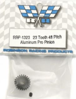 RRP1323 Robinson Racing "Aluminum Pro" 48P Pinion Gear (3.17mm Bore) (23T)