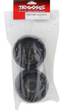 Traxxas tires in clear packaging with a red label on a white background