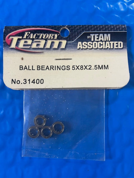31400 Team Associated TC Models Factory Team Bearnings, 5x8x2.5 mm