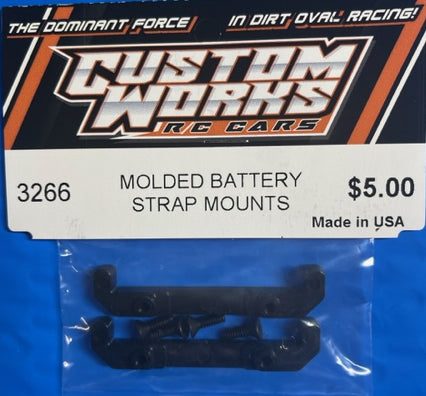 3266 Custom Works Molded Battery Straps