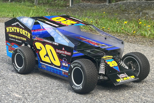 K1000SC#20 1/10 RC EDM Wrapped Body for Traxxas Slash SC Truck 2WD SC10 Brett Hearn