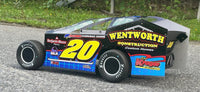 K1000SC#20 1/10 RC EDM Wrapped Body for Traxxas Slash SC Truck 2WD SC10 Brett Hearn