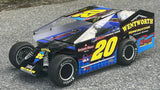 K1000SC#20 1/10 RC EDM Wrapped Body for Traxxas Slash SC Truck 2WD SC10 Brett Hearn