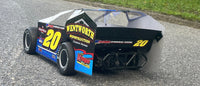 K1000SC#20 1/10 RC EDM Wrapped Body for Traxxas Slash SC Truck 2WD SC10 Brett Hearn