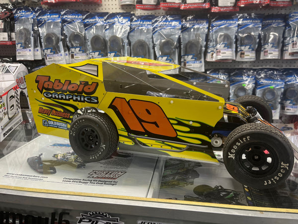 K1000SC#19 1/10 RC EDM Wrapped Body for Traxxas Slash SC Truck 2WD SC10 Tabloid Graphics Theme