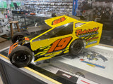 K1000SC#19 1/10 RC EDM Wrapped Body for Traxxas Slash SC Truck 2WD SC10 Tabloid Graphics Theme