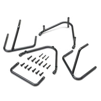 LOS-1898 Bumper Set, Black: 22S Sprint