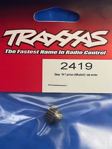 2419 Traxxas Pinion Gear 19-Tooth 48-Pitch