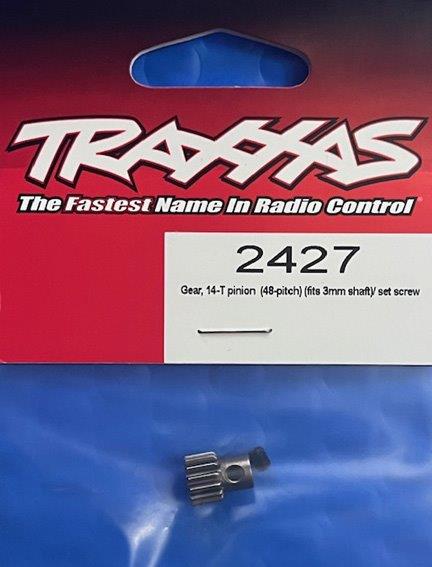 2427 Traxxas Pinion Gear 14-Tooth 48-Pitch