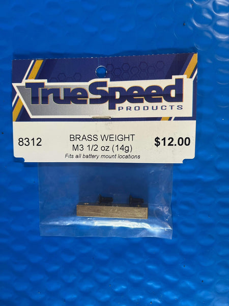 8312 Custom Works True Speed .05 oz (14g) Brass Weight M3