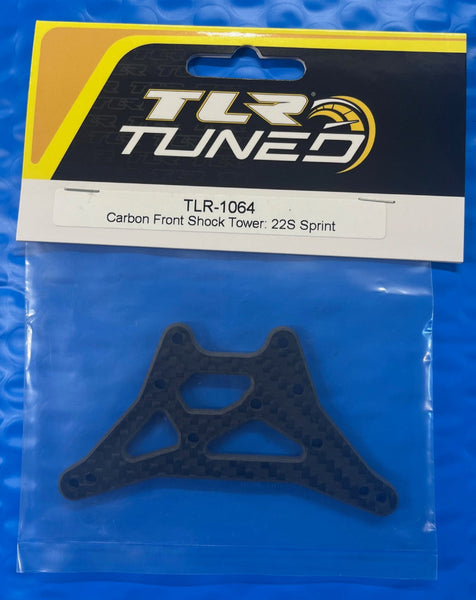 TLR-1064 Carbon Front Shock Tower: 22S Sprint