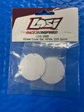 LOS-2890 Wheel Cover Set, Red: 22S Sprint