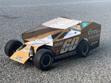 K1000SC#60-Over 1/10 RC EDM Wrapped Body for Traxxas Slash SC Truck 2WD SC10 Doug Hoffman Theme