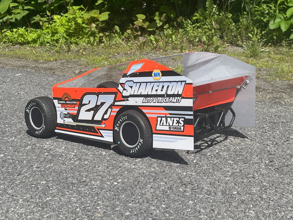 K1000SC#27j 1/10 RC EDM Wrapped Body for Traxxas Slash SC Truck 2WD SC10 Danny Johnson Theme