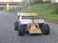 K1000SC#60-Over 1/10 RC EDM Wrapped Body for Traxxas Slash SC Truck 2WD SC10 Doug Hoffman Theme