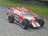 K1000SC#27J 1/10 RC EDM Wrapped Body for Traxxas Slash SC Truck 2WD SC10 Danny Johnson Theme