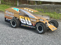 K1000SC#60-Over 1/10 RC EDM Wrapped Body for Traxxas Slash SC Truck 2WD SC10 Doug Hoffman Theme
