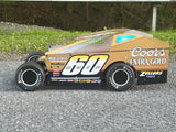 K1000SC#60-Over 1/10 RC EDM Wrapped Body for Traxxas Slash SC Truck 2WD SC10 Doug Hoffman Theme