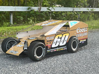 K1000SC#60-Over 1/10 RC EDM Wrapped Body for Traxxas Slash SC Truck 2WD SC10 Doug Hoffman Theme