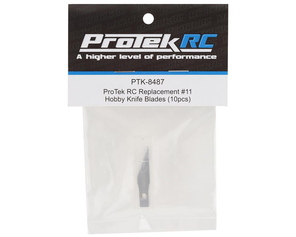 PTK8487 ProTek RC Replacement #11 Hobby Knife Blades 10pcs