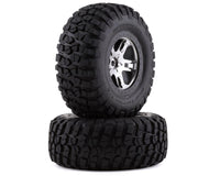 TRA5878 Traxxas BFGoodrich KM2 Tire w/SCT Rear Wheel (2) (Satin Chrome) (Standard)