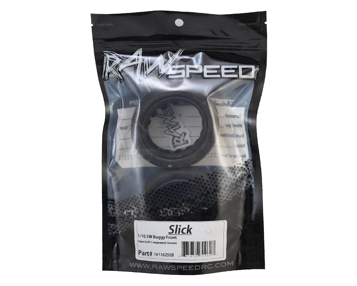 Raw Speed Radar 2W Buggy Front Tire - SuperSoft with Black Insert