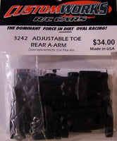 3242 Custom Works Adjustable Toe Rear A-Arm Set