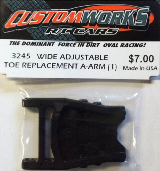 3245 Custom Works Wide Adjustable Toe Replacement A-Arm