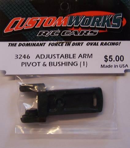 3246 Custom Works Adjustable Arm Pivot and Bushing 