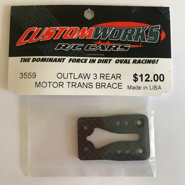 3559 Custom Works Outlaw 3 Rear Motor Trans Brace