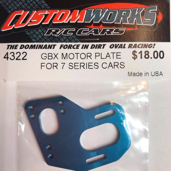 4322 Custom Works Motor Plate for 2.6 Trans