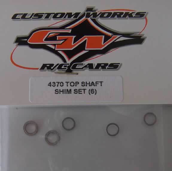 4370 Custom Works Top Shaft Shim Set