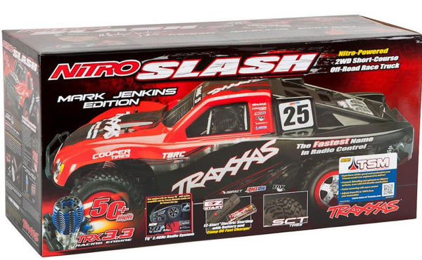 Fits Nitro Slash (44056-3) - TIRES, Black Wheel Slvr Beadlock - Foto 7