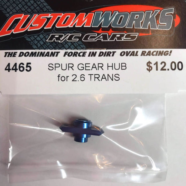 4465 Custom Works Spur Hub for 2.6 Trans